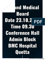 Second Medical Board List-1