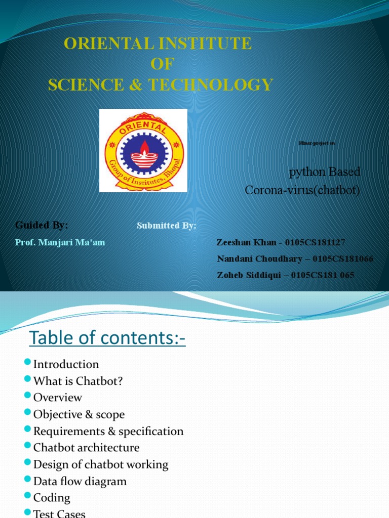 Python Chatbot for COVID-19 Info | PDF | Feasibility Study | Software