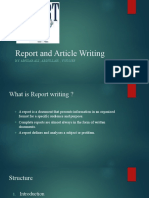 Report and Article Writing 2