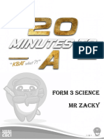 Form 3 Sci MR Zacky