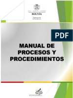 Manual de Procesos y Procedimientos 2020