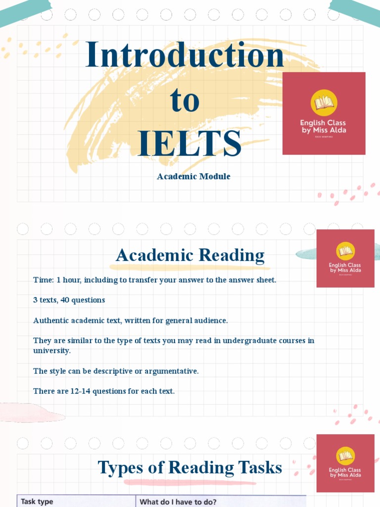 IELTS Academic Module Overview | PDF | International English Language ...
