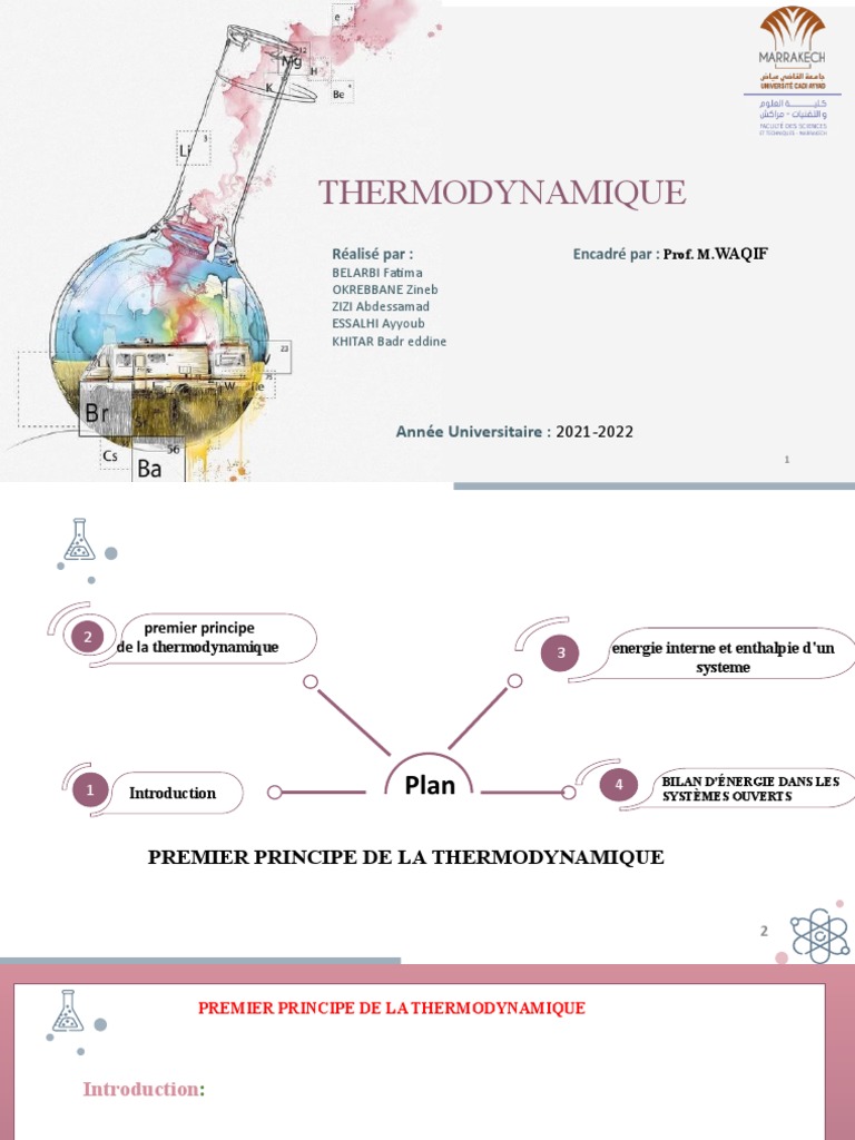 Premier Principe de la Thermodynamique | PDF | Transfert thermique ...