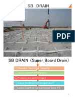 SB DRAIN Super Board Drain : Greater Discharge Capacity