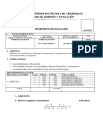 Prueba Tercer Parcial CI-17