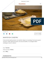 Manteiga caseira - Panelinha