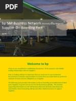 BP SAP Business Network Supplier On-Boarding Pack