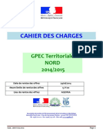 Cahier Des Charges: GPEC Territoriale Nord 2014/2015