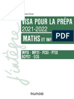 Visa Pour La Prépa: Maths