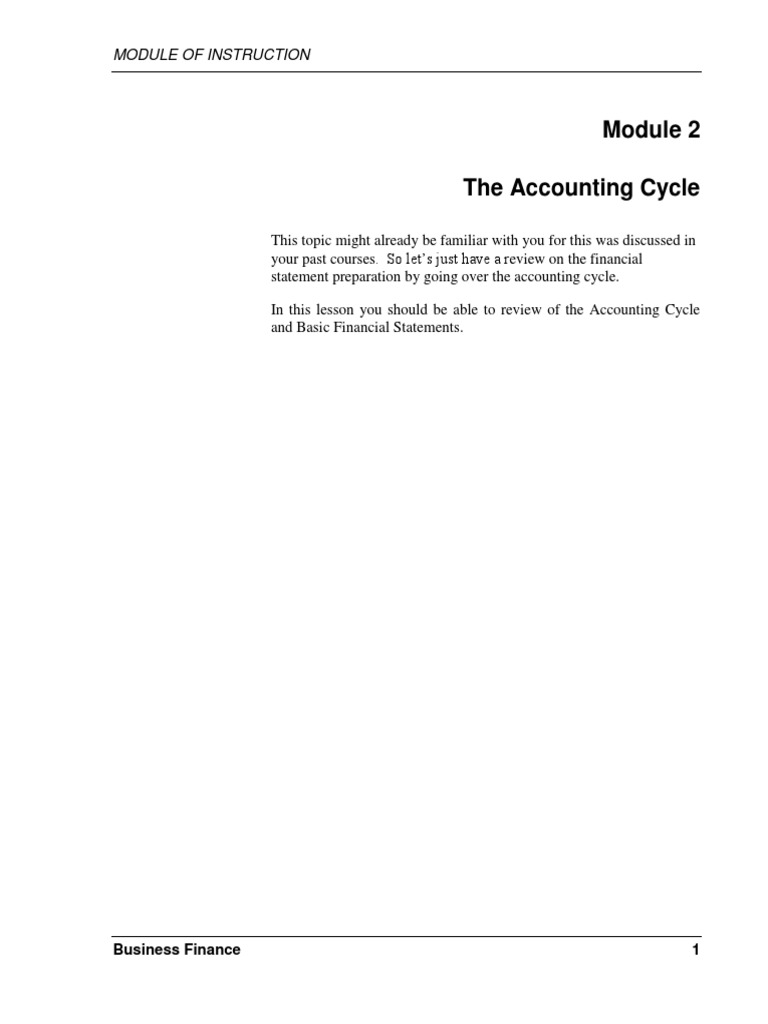Financial Statement Preparation Overview | PDF | Debits And Credits ...