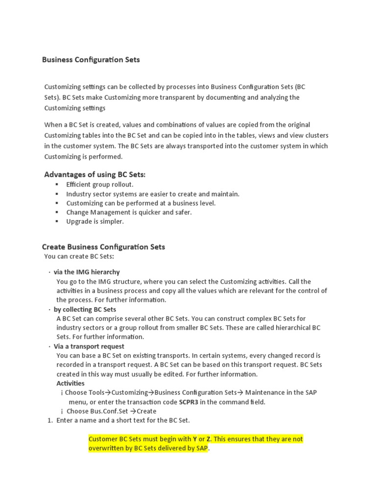 Business Configuration Sets | PDF | Simulation | Icon (Computing)