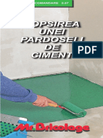 Vopsirea Unei Pardoseli de Ciment