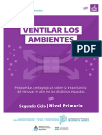 Ventilar los ambientes - Segundo Ciclo