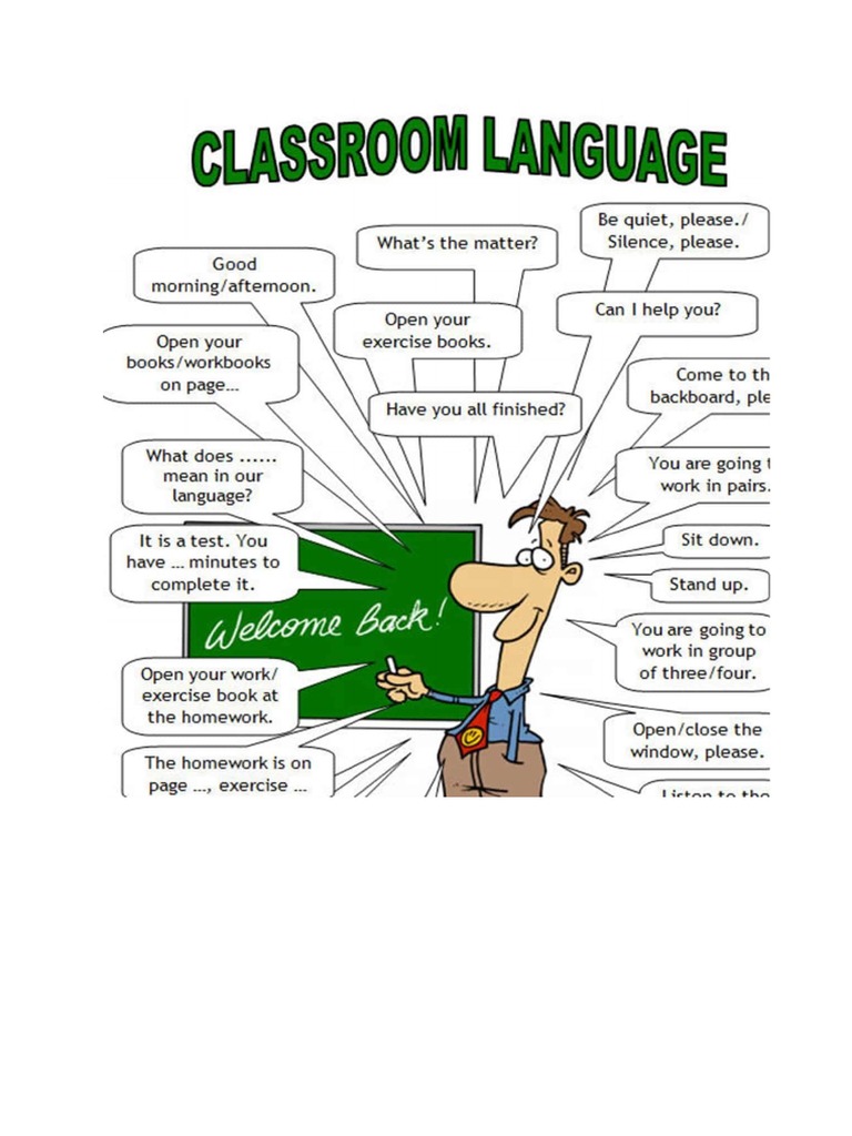 Classroom English for Teachers Guide | PDF | Second Language | Cognition