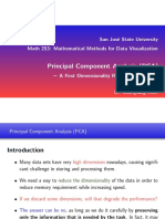 Principal Component Analysis (PCA) - : San José State University Math 253: Mathematical Methods For Data Visualization