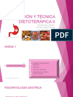 Nutrición y Técnica Dietoerápica II. Fisiopatología Gástrica.