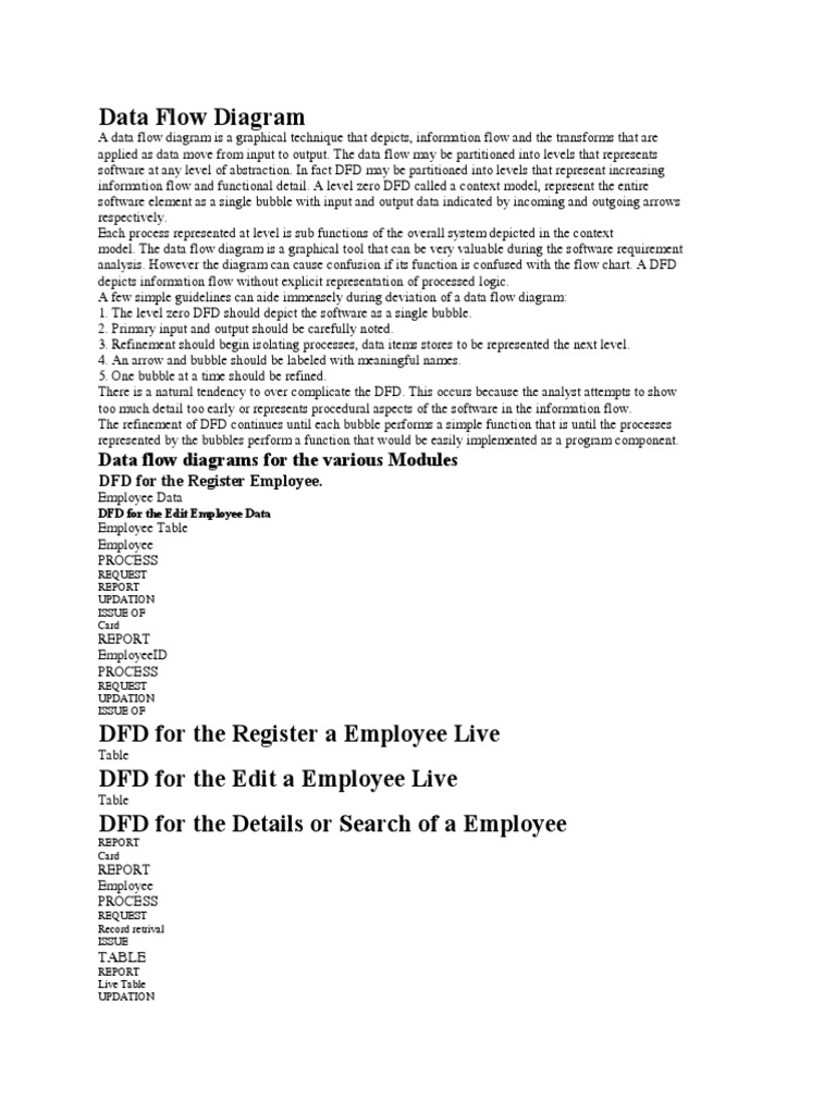 Data Flow Diagram | PDF | Systems Engineering | Databases