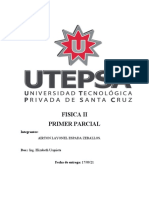 Física II primer parcial A. Espada