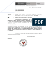 Oficio Dosaje Etilico - Dinero No Declarado