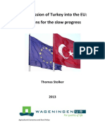 Accession of Turkey Into The Eu Reasons For The S-Wageningen University and Research 251421