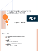 Computer Organization & Assembly Language: 3 - Register & Memory