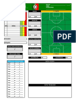 Ficha de Jogo Futebol