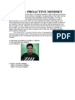 Topic 3: Proactive Mindset: 2. Full Name: Randelle James C. Fiesta 3. Current Profession: Student 4. 2 by 2 Picture