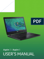 User'S Manual: Aspire 3 / Aspire 5