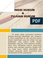 Fungsi Tugas Dan Tujuan Hukum