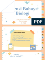 POTENSI BAHAYA BIOLOGI