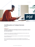 Certificación en Trabajo Remoto: Nivel 1