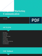 Integrated Marketing Communication