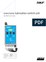 Electronic Lubrication Control Unit: Operating Instructions