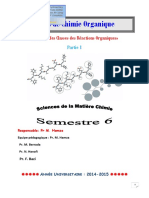 Les Grandes Classes Des Réactions Organiques