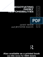 Janet Finch-Negotiating Family Responsibilities (1992)