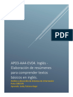 Ap03-Aa4-Ev04. Inglés - Elaboración de Resúmenes Para Comprender Textos Básicos en Inglés.