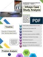 Infosys Case Study Analysis: Fundamentals of Human Resource Management - FHRH21-1