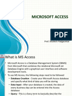 Microsoft Access: Prof. Shailesh Padgaonkar