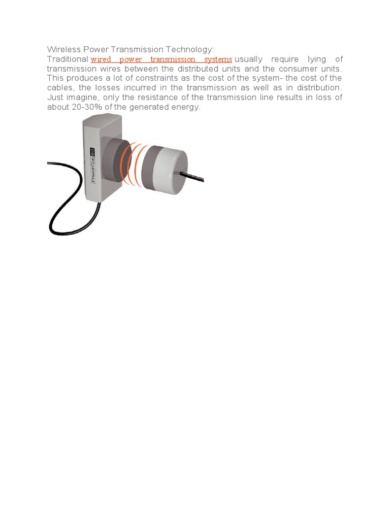 Wireless Power Transmission Technology PDF