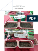 Germination Period of The Test Crop (Aspirin Solution & Water)