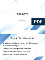 Tipe Data