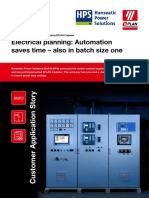 Electrical Planning: Automation Saves Time - Also in Batch Size One