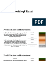 Geo Tanah Lanjutan Morfologi Tanah