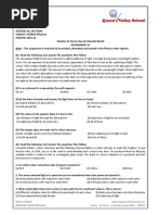 10 - Physics Assignment-12 - CH 10 Human Eye