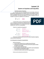 Week 006 System on Equations and Inequalities