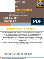Inter House Quiz Contest: Presents