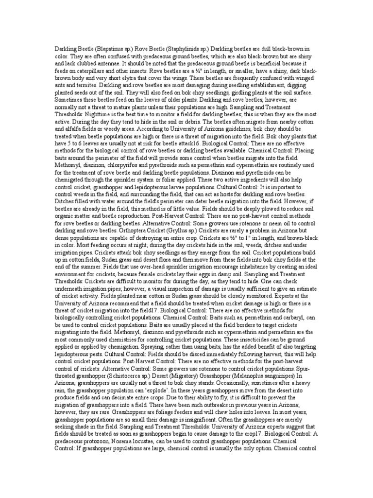 Darkling Beetle PDF Beetle Biological Pest Control