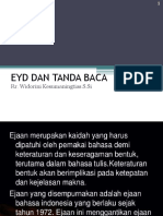 EYD DAN TANDA BACA