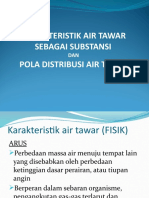 Karakteristik Air Tawar Dan Distribusi