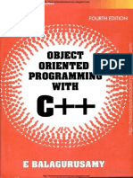 Balaguruswamy Object Oriented Programming With C - Fourth Edition